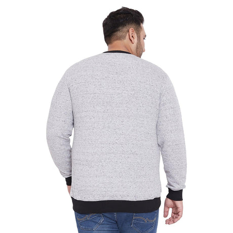 Men Plus Size Harrison Solid Sweatshirt - bigbanana
