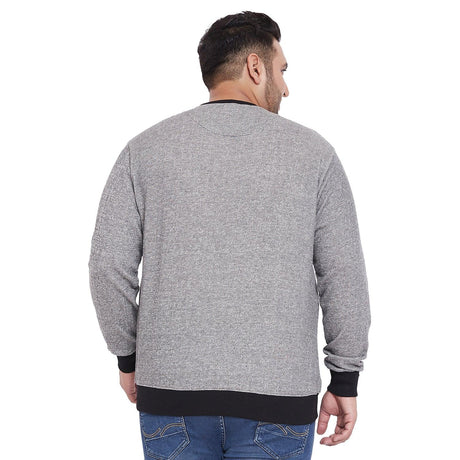 Men Plus Size Hayden Solid Sweatshirt - bigbanana