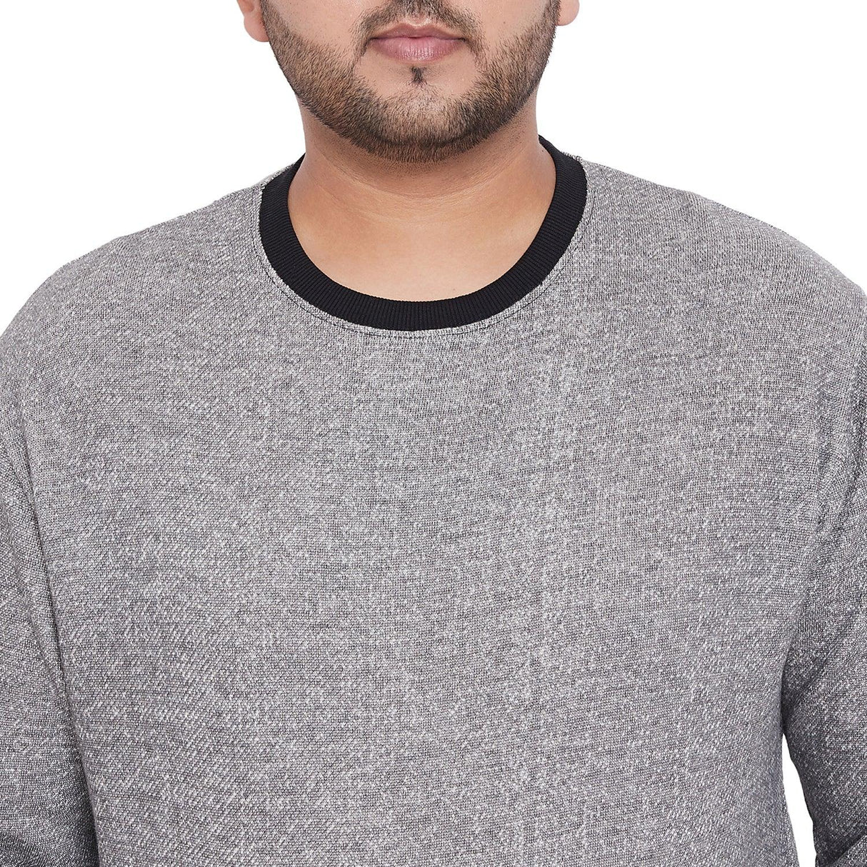 Men Plus Size Hayden Solid Sweatshirt - bigbanana