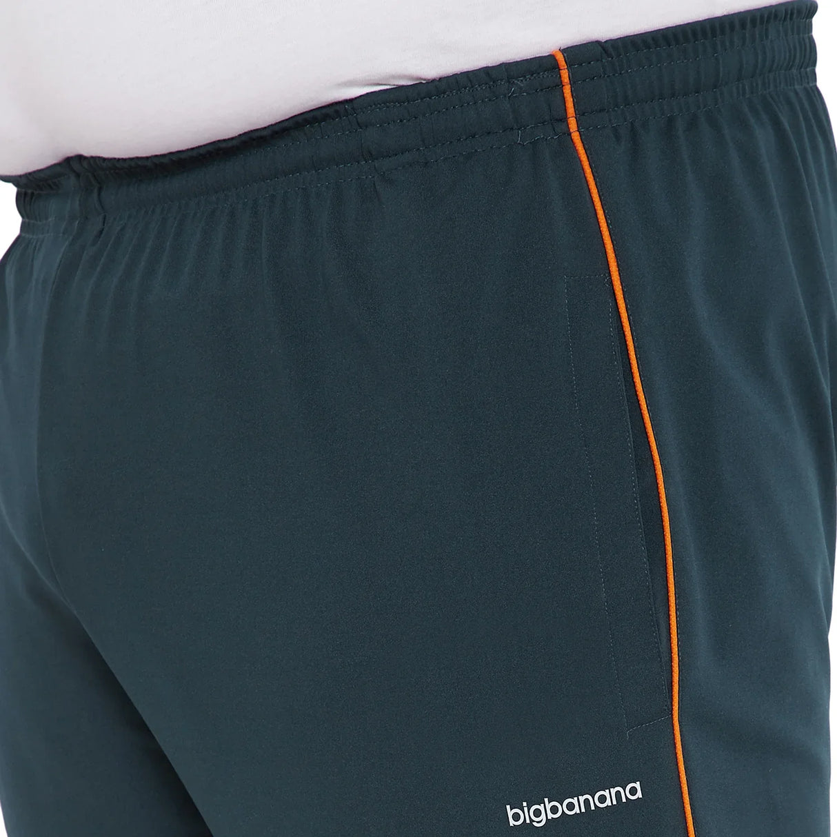 Men Plus Size Kacy Solid Trackpant - bigbanana