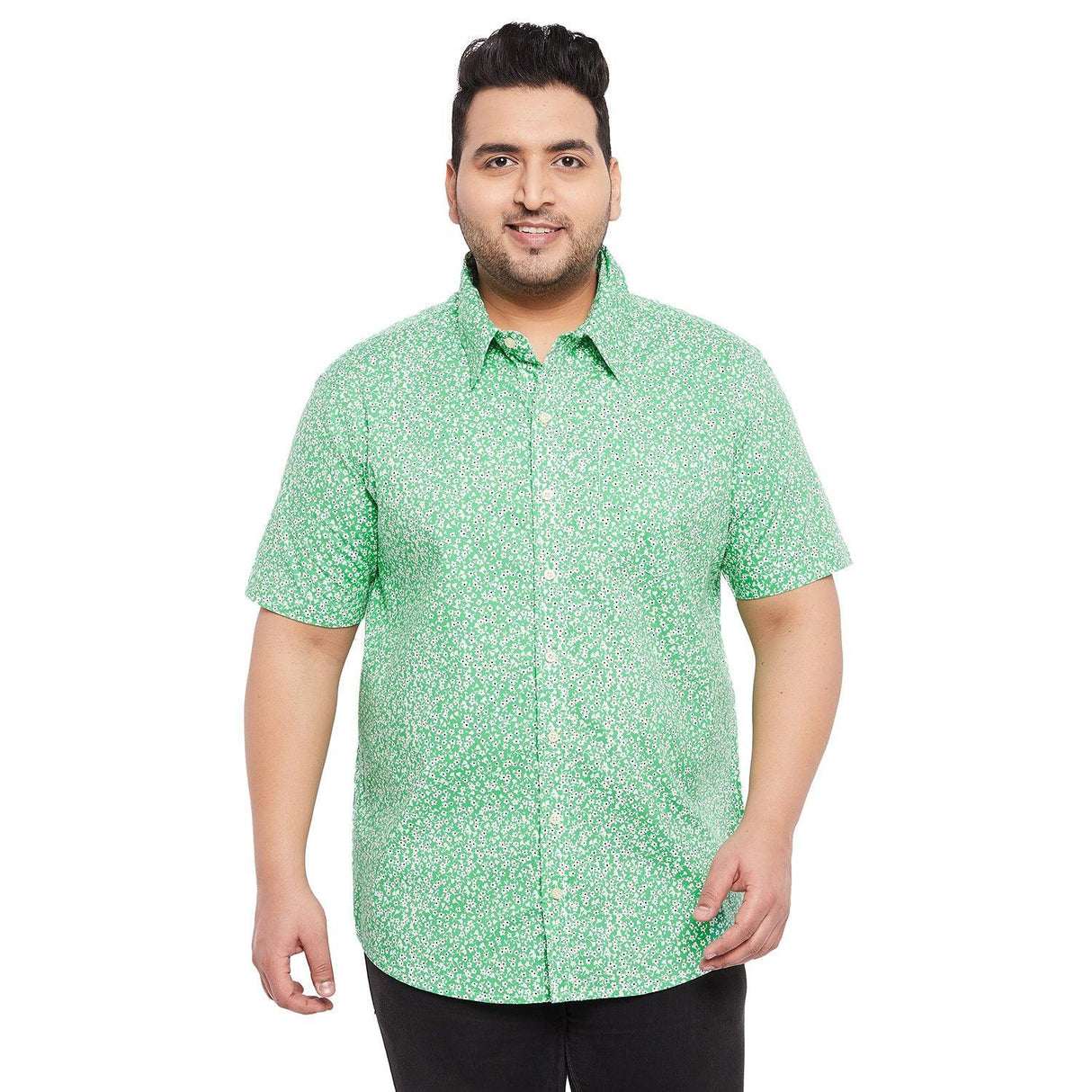 Men Plus Size Bastar Printed Shirt - bigbanana