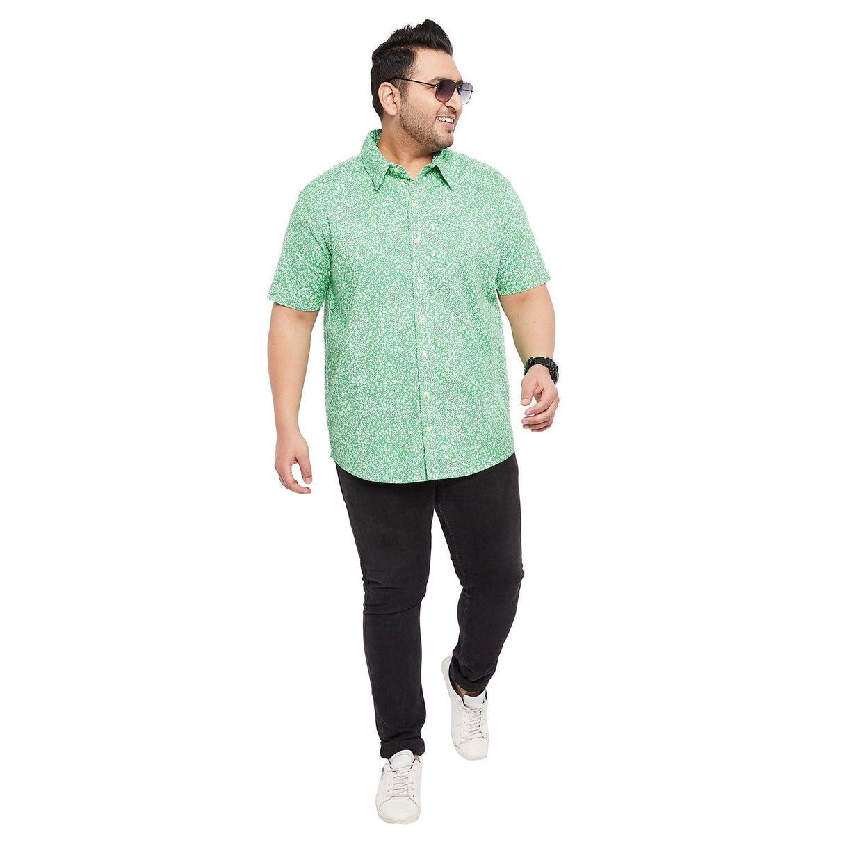 Men Plus Size Bastar Printed Shirt - bigbanana