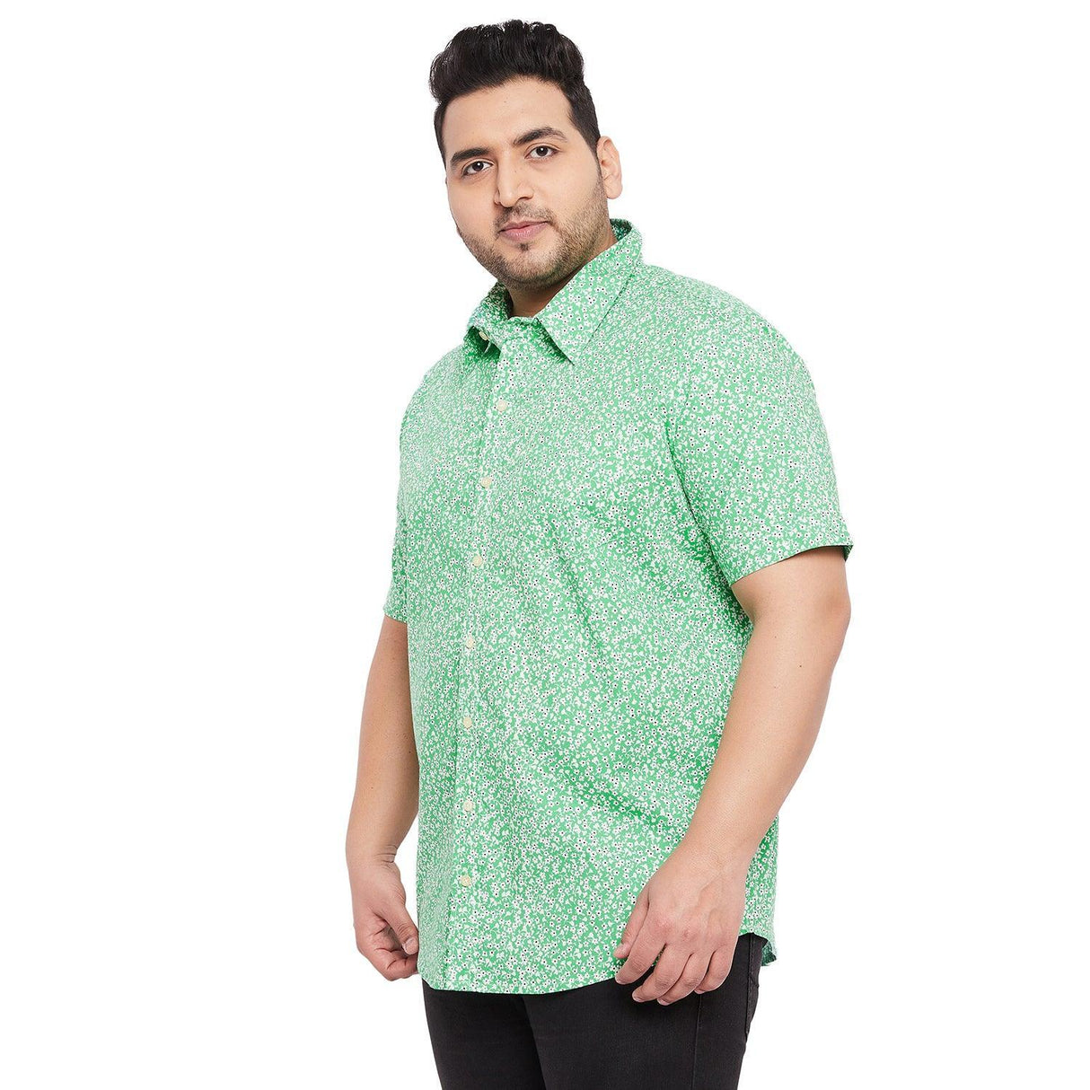 Men Plus Size Bastar Printed Shirt - bigbanana