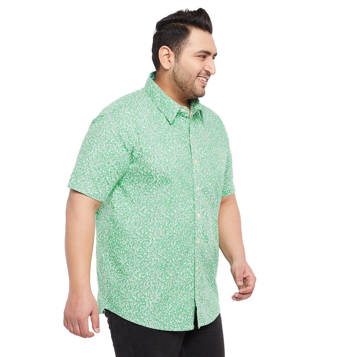 Men Plus Size Bastar Printed Shirt - bigbanana