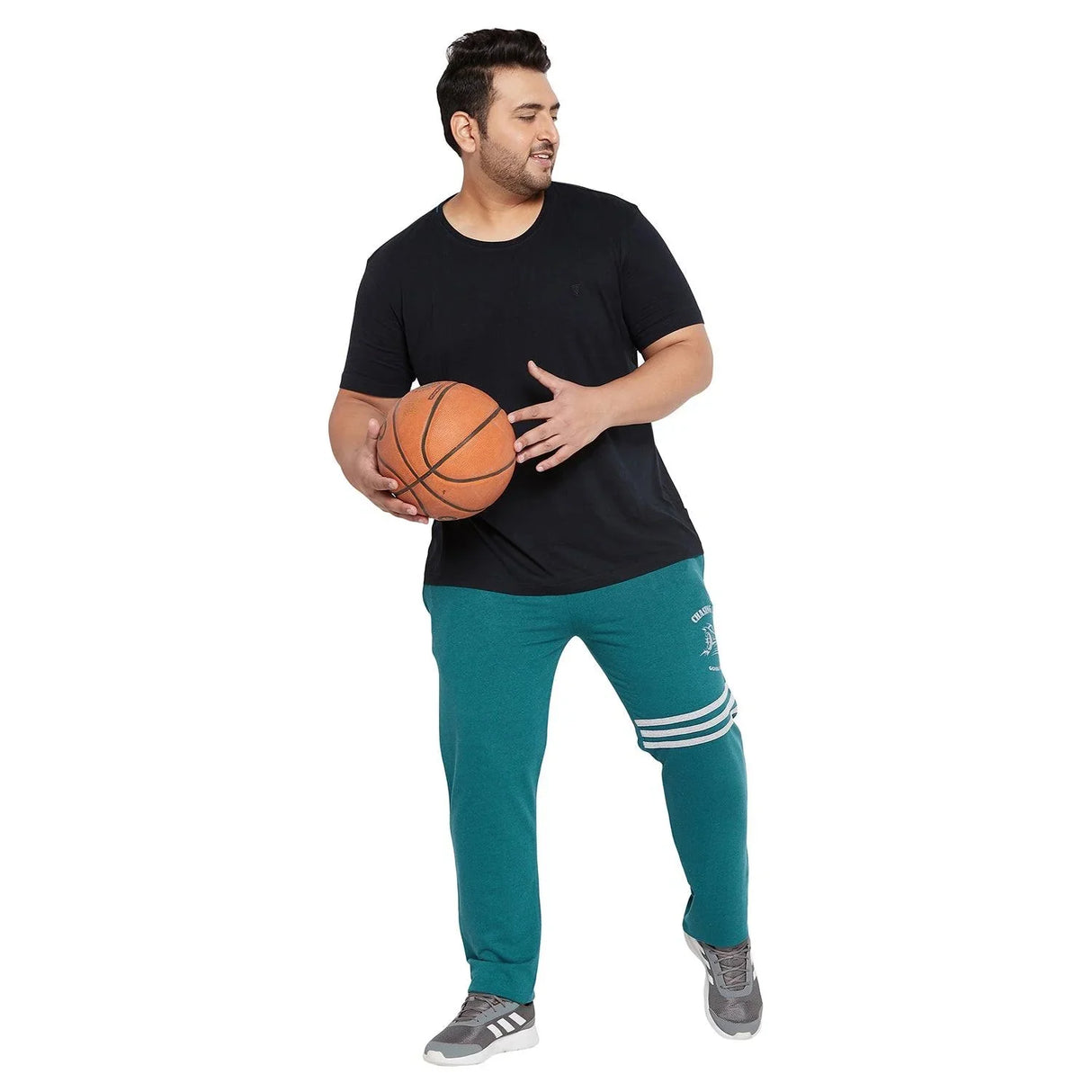 Men Plus Size Bluestone Printed Trackpant - bigbanana