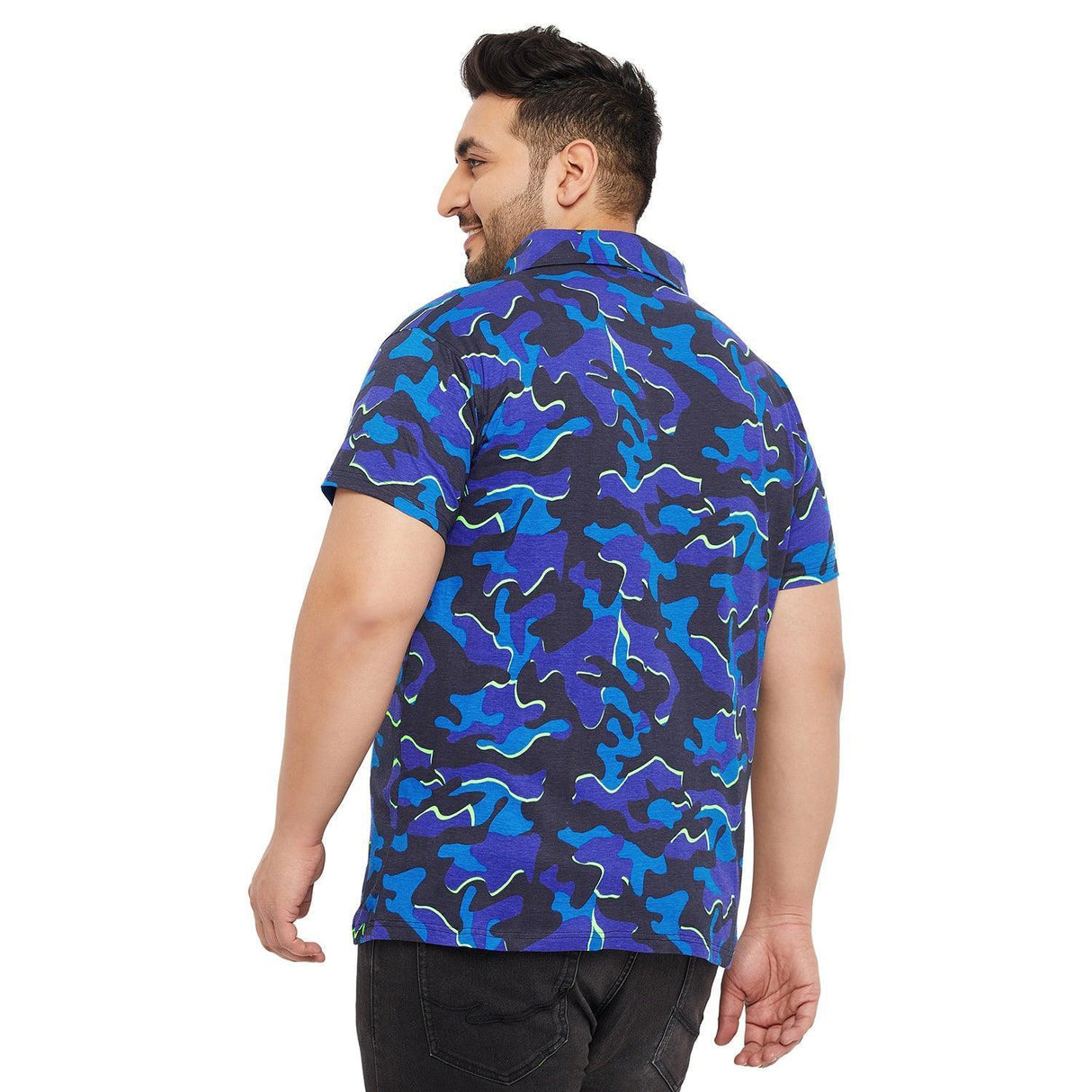 Men Plus Size Brolin Printed Shirt - bigbanana