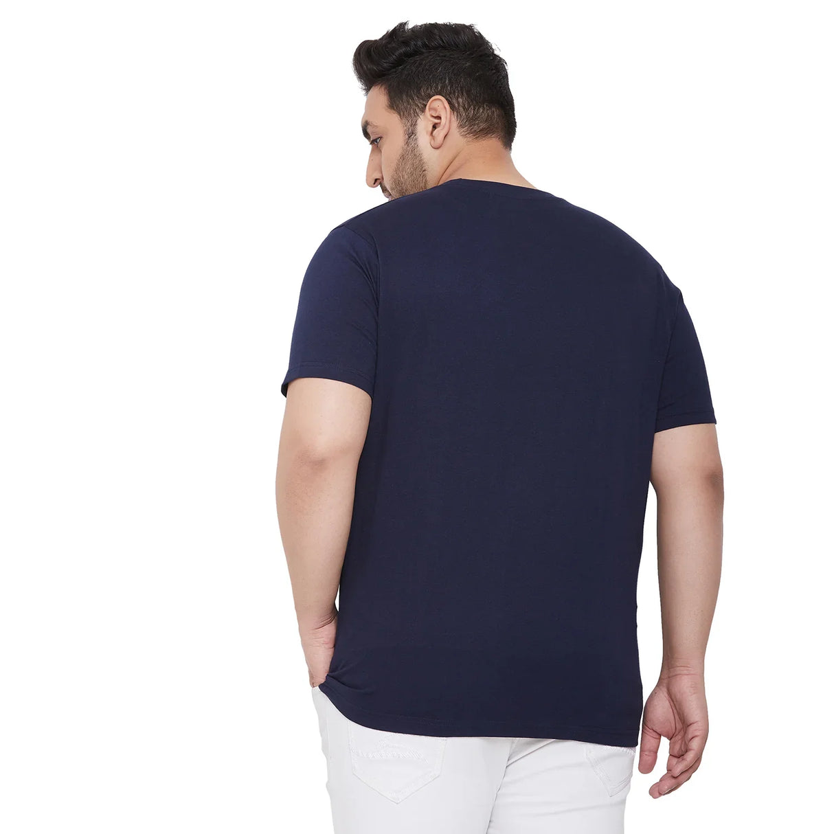 Men Plus Size BuckyN Printed Round Neck Tshirt - bigbanana