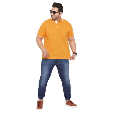 Men Plus Size Chiko Printed Polo Tshirt - bigbanana