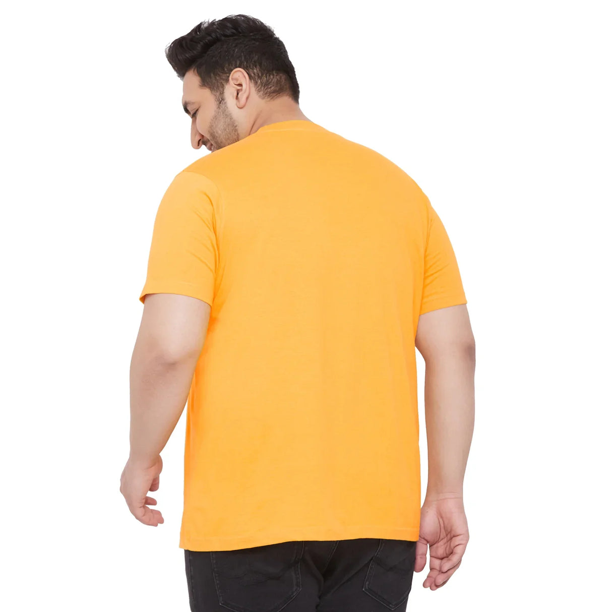 Men Plus Size FarlayY Printed Round Neck Tshirt - bigbanana