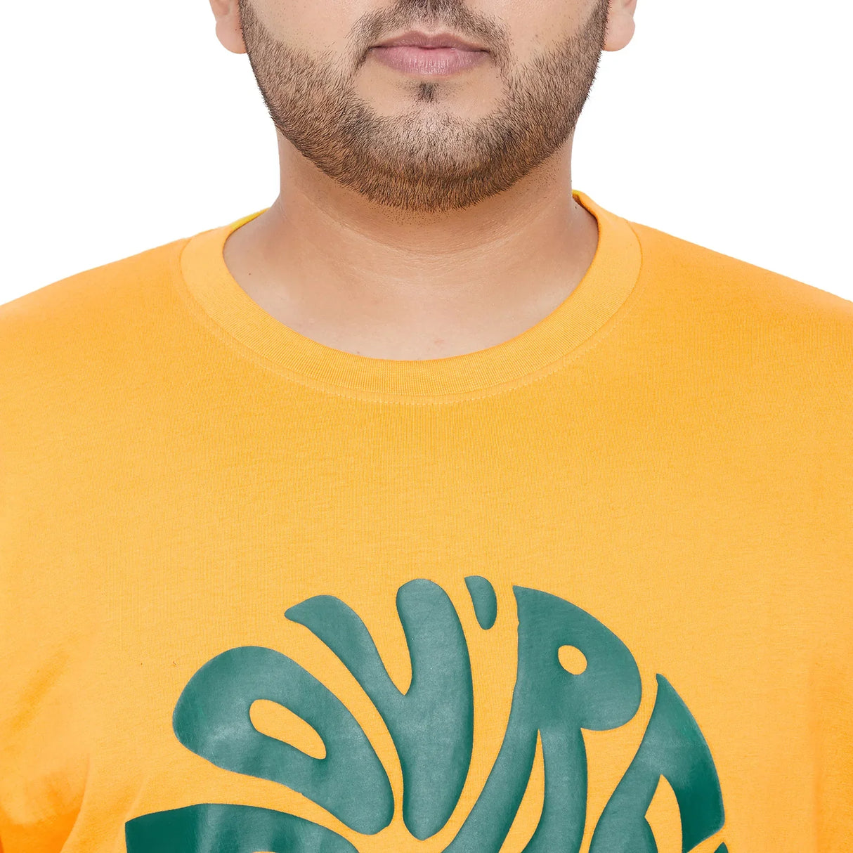 Men Plus Size FarlayY Printed Round Neck Tshirt - bigbanana