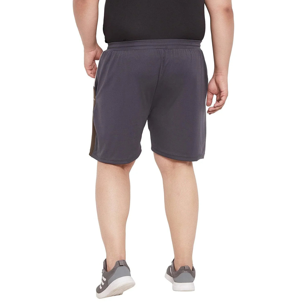 Men Plus Size Gaff Colorblock Shorts - bigbanana