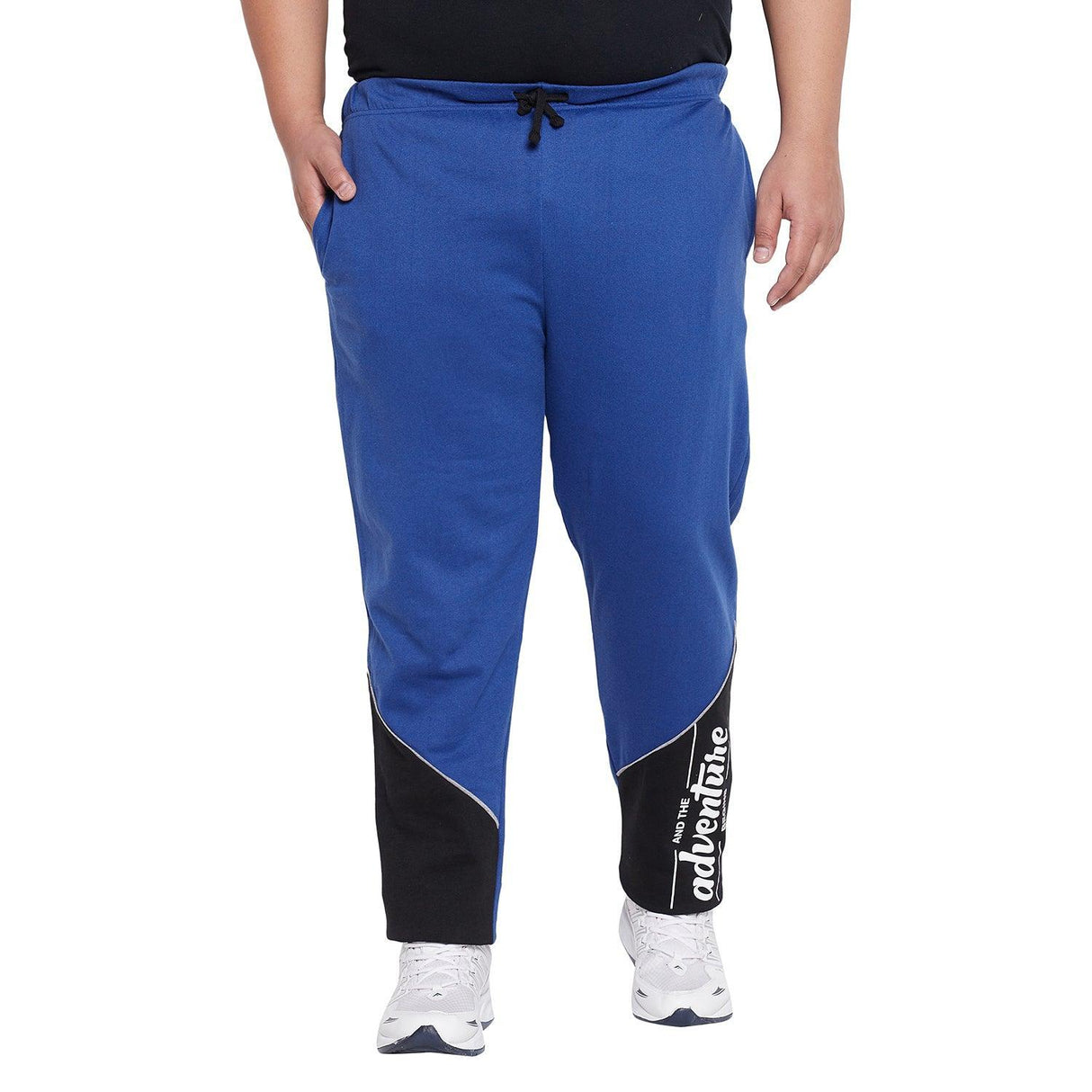 Men Plus Size Gascha Colorblock Trackpant - bigbanana