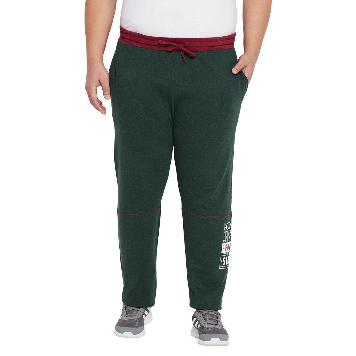 Men Plus Size Jefferson Printed Trackpant - bigbanana