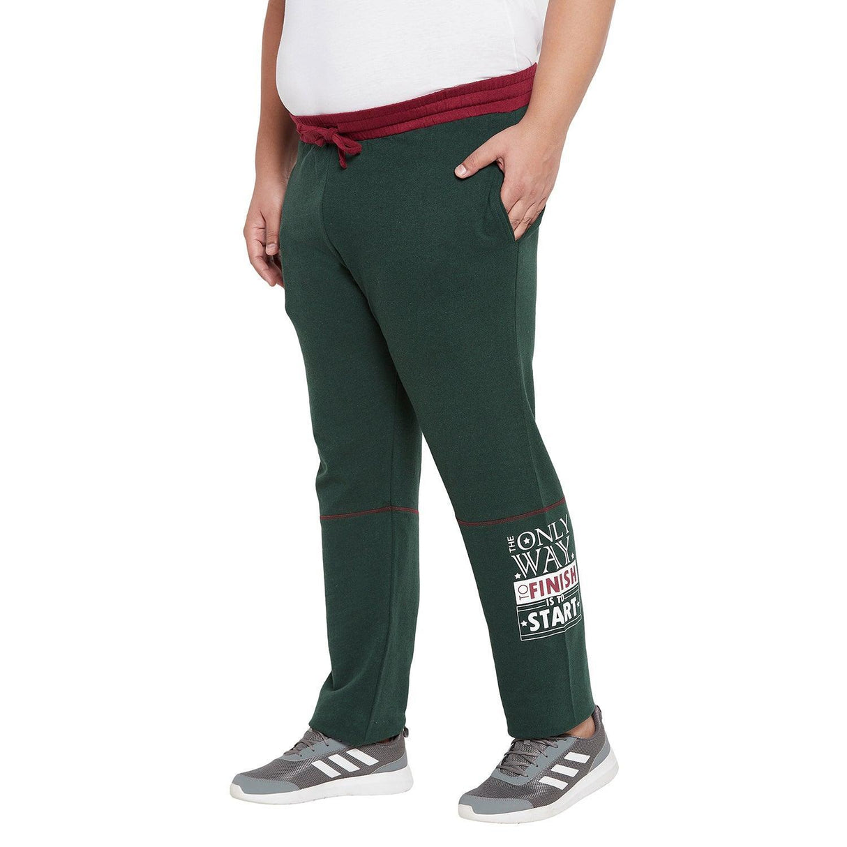 Men Plus Size Jefferson Printed Trackpant - bigbanana