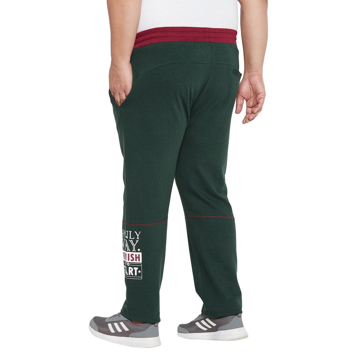 Men Plus Size Jefferson Printed Trackpant - bigbanana