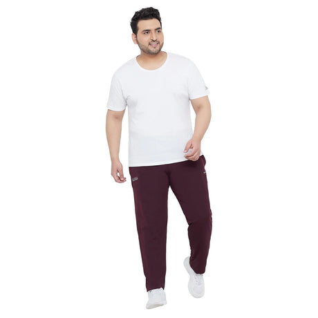 Men Plus Size Lockwood Solid Trackpants - bigbanana