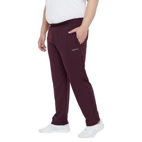 Men Plus Size Lockwood Solid Trackpants - bigbanana