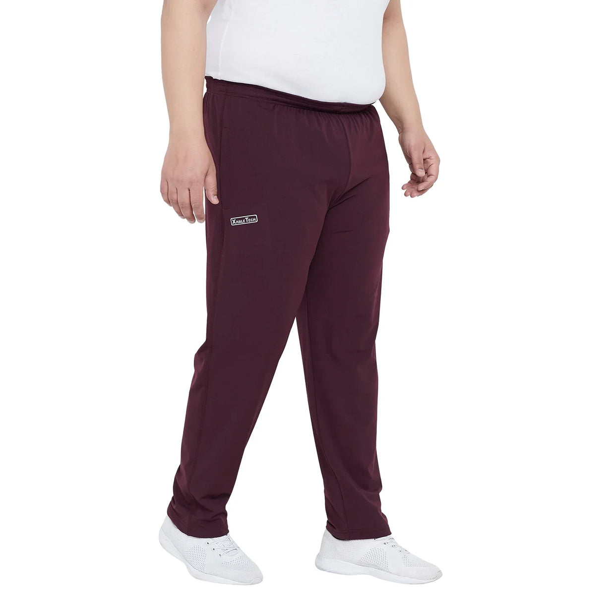Men Plus Size Lockwood Solid Trackpants - bigbanana