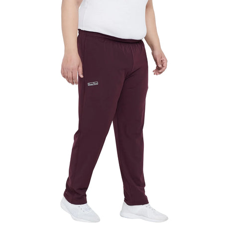 Men Plus Size Lockwood Solid Trackpants - bigbanana