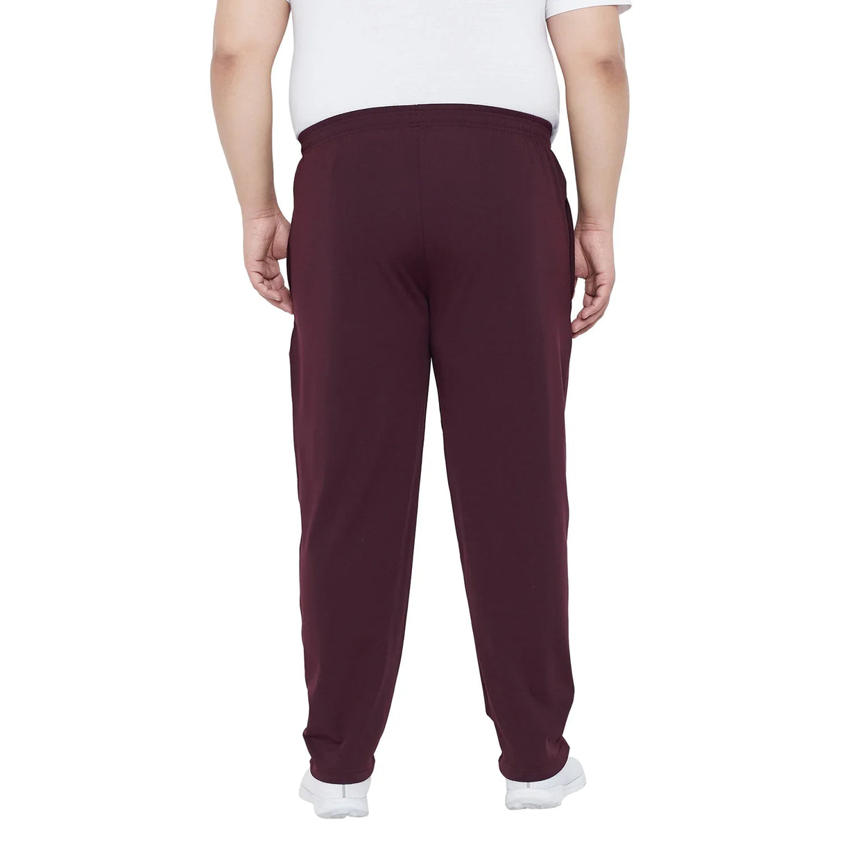 Men Plus Size Lockwood Solid Trackpants - bigbanana