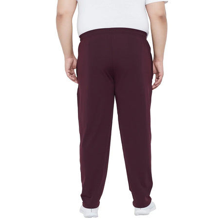Men Plus Size Lockwood Solid Trackpants - bigbanana