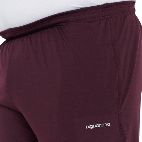 Men Plus Size Lockwood Solid Trackpants - bigbanana