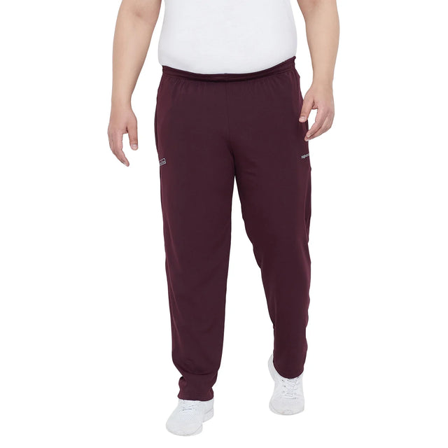 Men Plus Size Lockwood Solid Trackpants - bigbanana