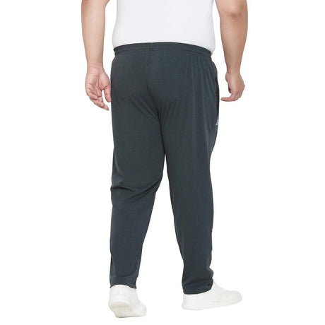 Men Plus Size Locock Colorblock Trackpant - bigbanana