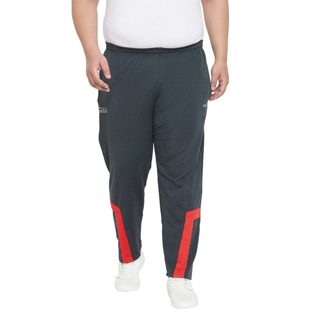 Men Plus Size Locock Colorblock Trackpant - bigbanana