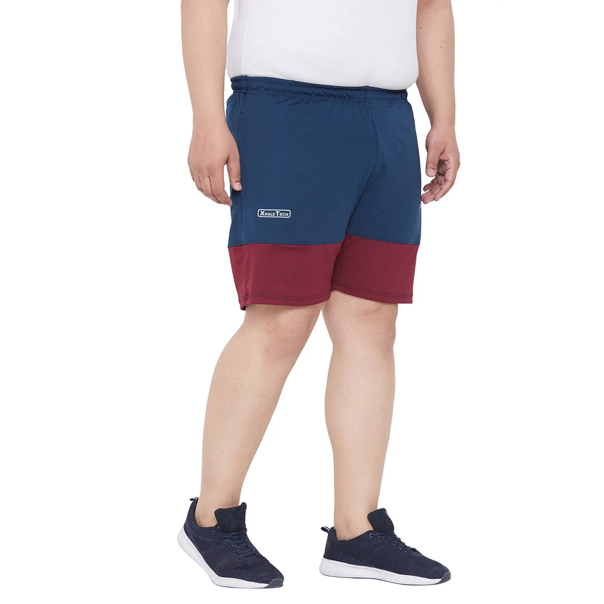 Men Plus Size McLean Colorblock Shorts - bigbanana