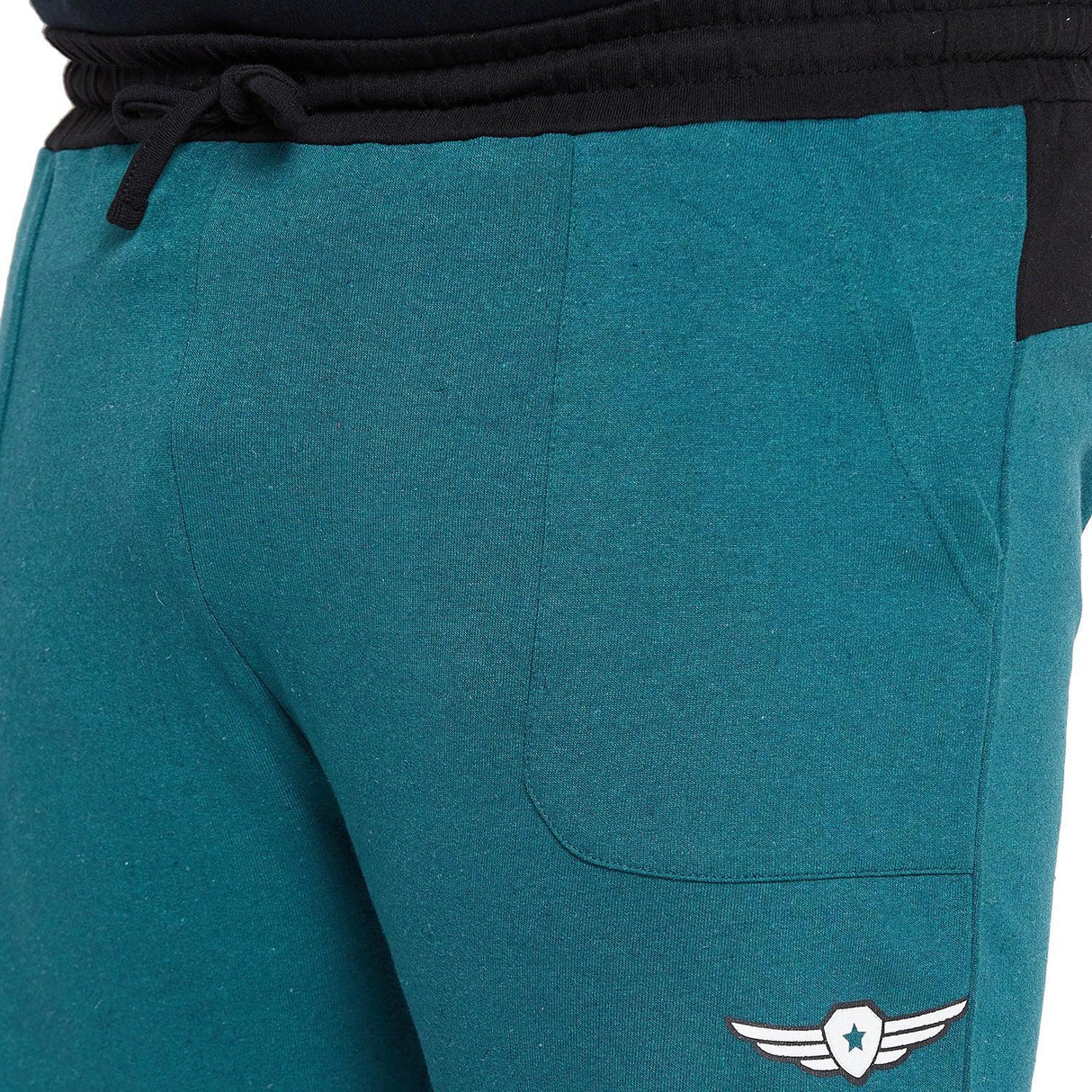 Men Plus Size Monomic Colorblock Trackpant - bigbanana