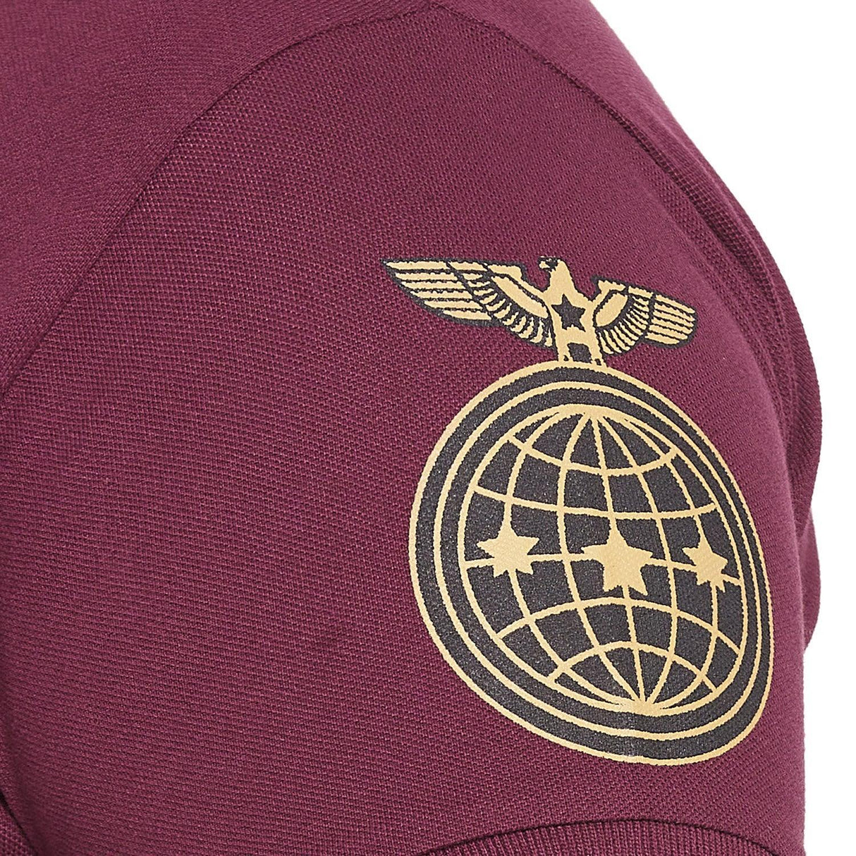 Men Plus Size Motif Solid Polo Tshirt - bigbanana