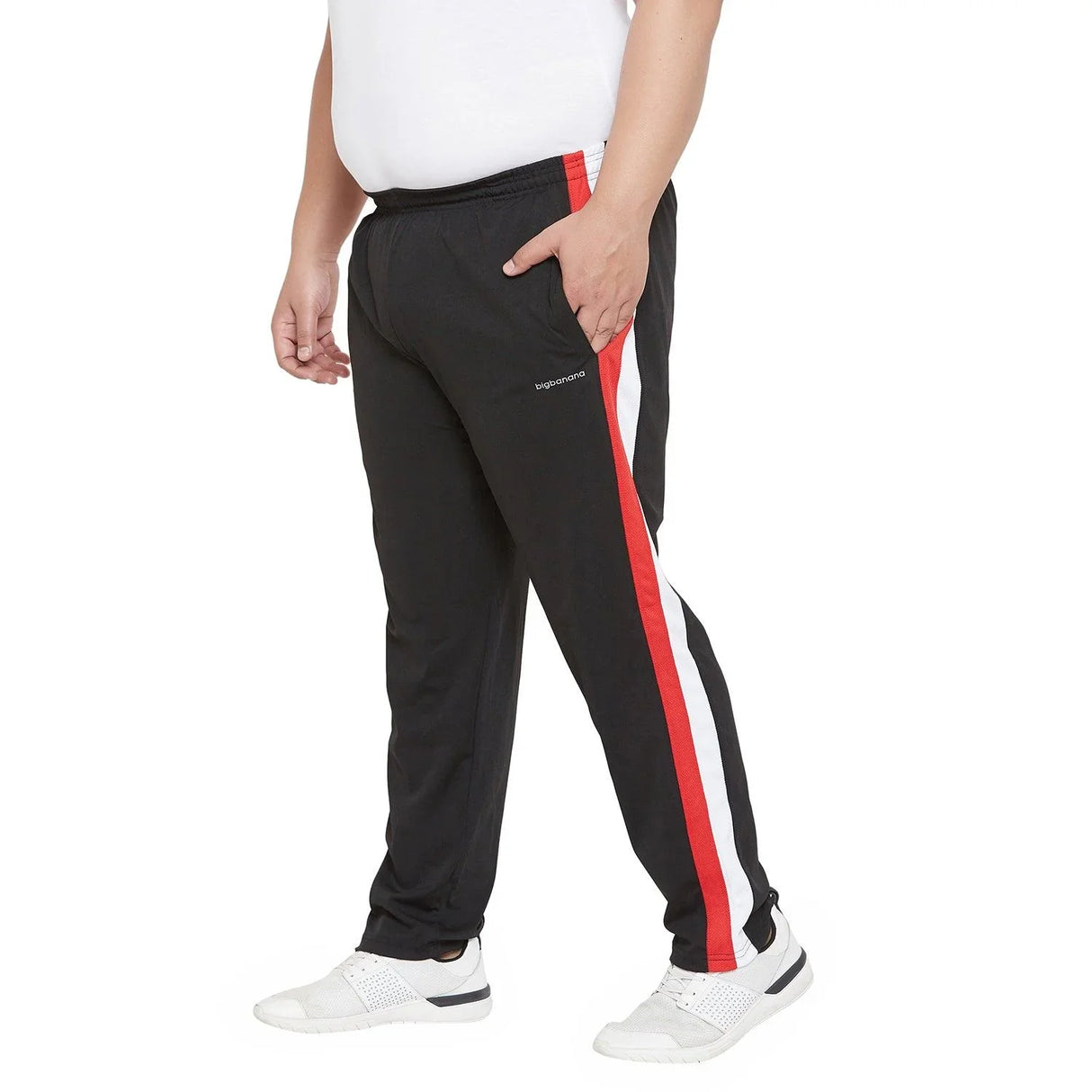 Men Plus Size Mumro Colorblock Trackpant - bigbanana