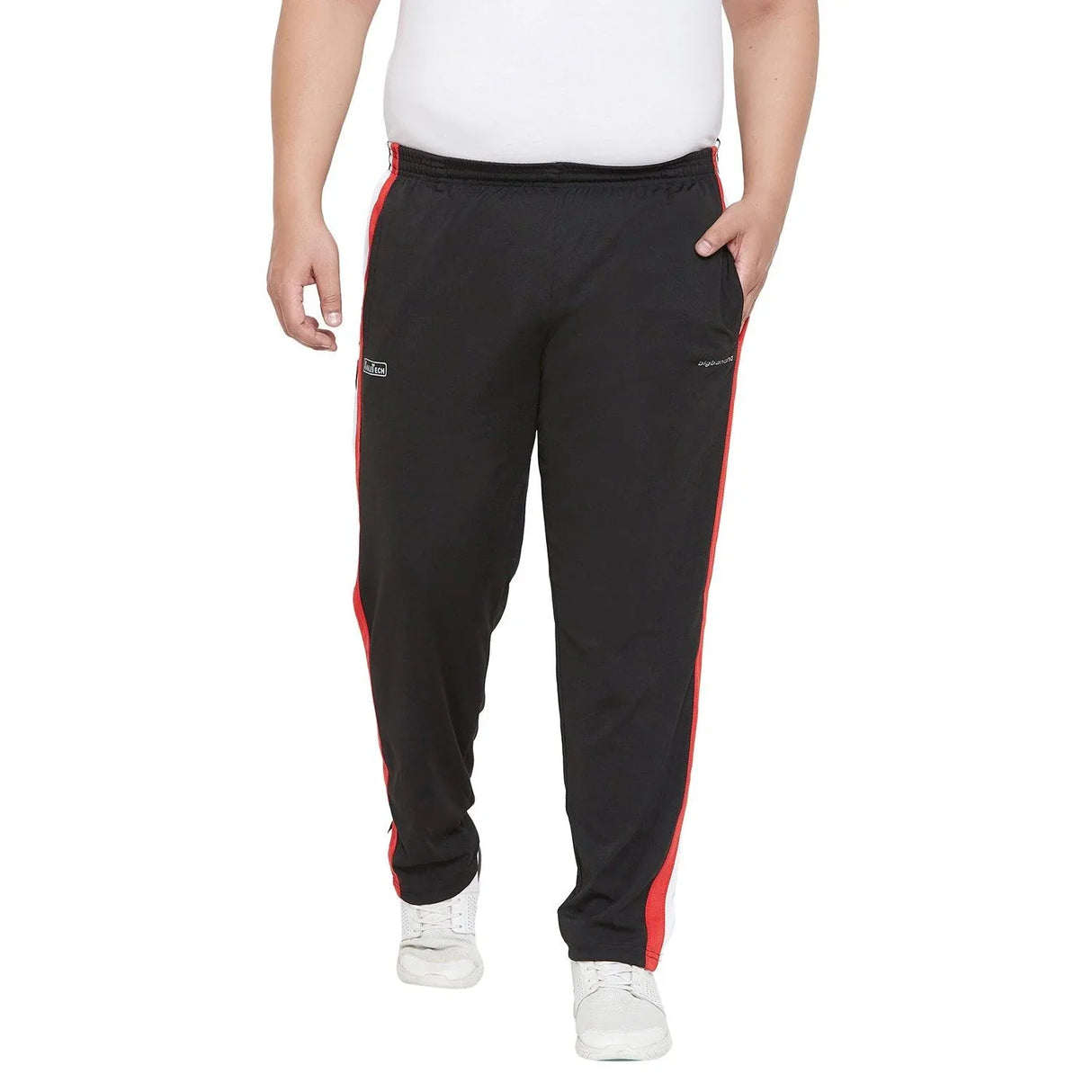 Men Plus Size Mumro Colorblock Trackpant - bigbanana