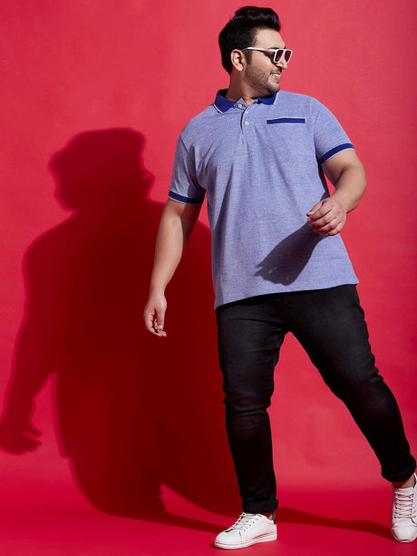 Men Plus Size Pacific Solid Polo Tshirt - bigbanana
