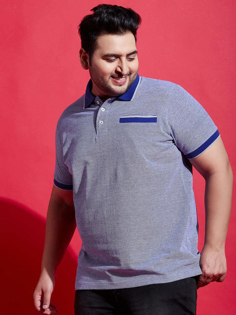 Men Plus Size Pacific Solid Polo Tshirt - bigbanana