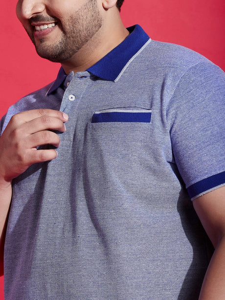 Men Plus Size Pacific Solid Polo Tshirt - bigbanana