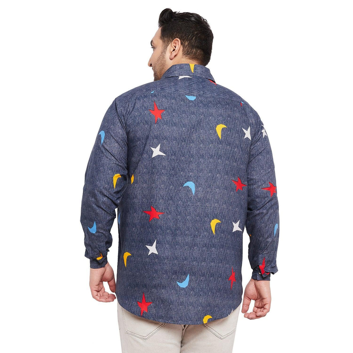 Men Plus Size Rodney Printed Shirt - bigbanana