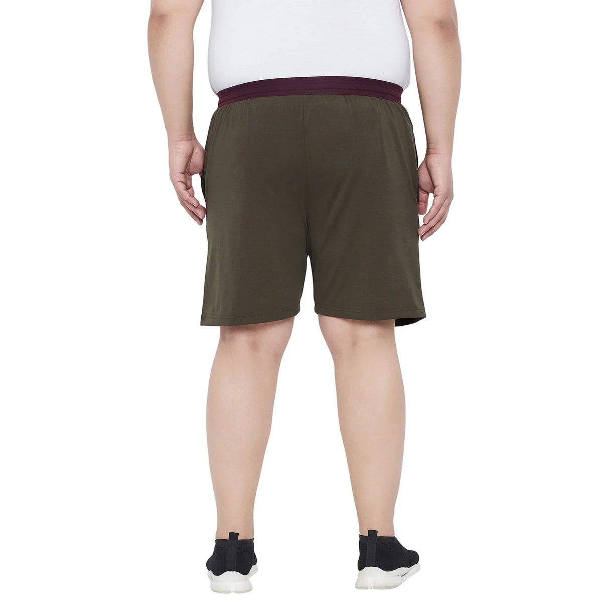 Men Plus Size Royle Solid Shorts - bigbanana
