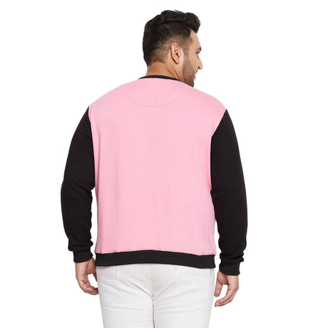 Men Plus Size Thorpe Colorblock Sweatshirt - bigbanana