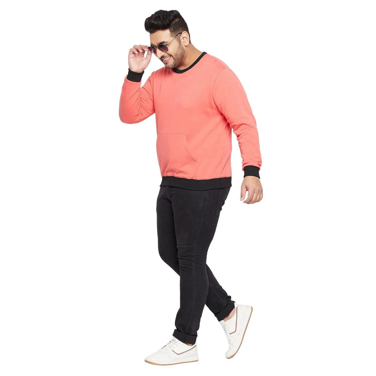 Men Plus Size bigbanana Sanders Printed Sweatshirt - bigbanana