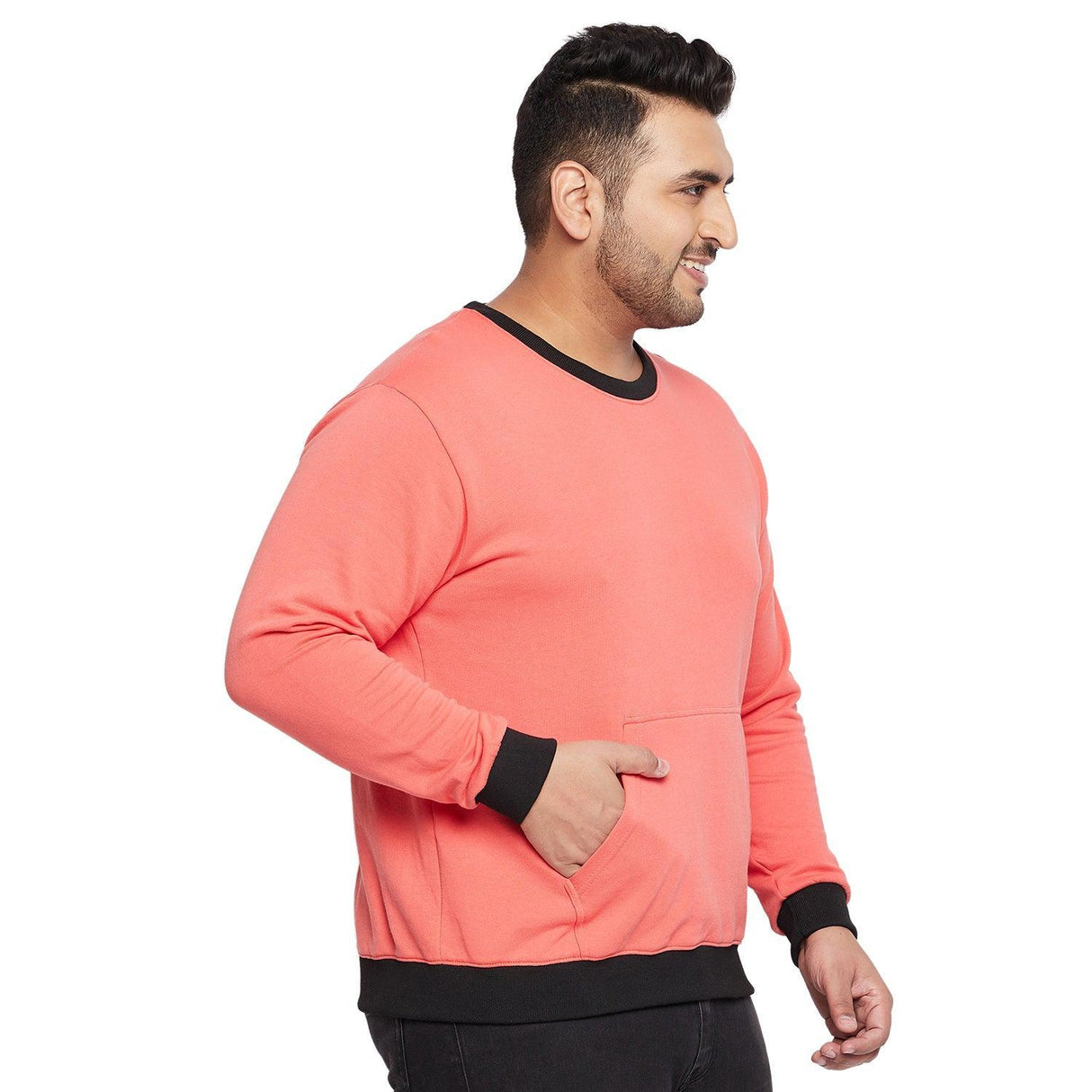 Men Plus Size bigbanana Sanders Printed Sweatshirt - bigbanana