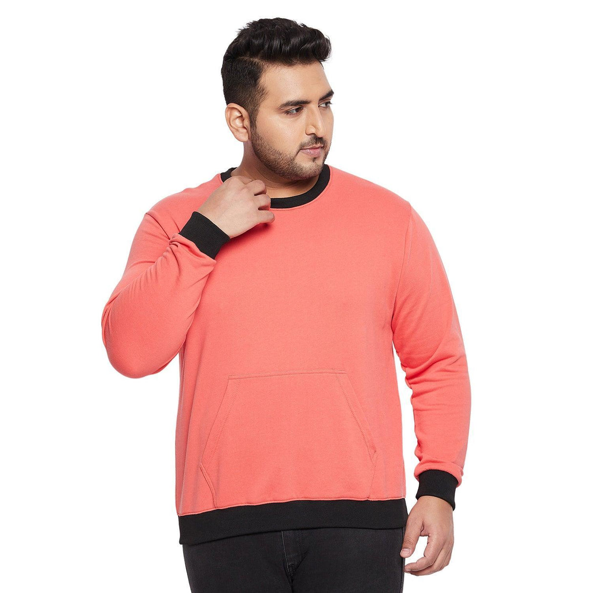 Men Plus Size bigbanana Sanders Printed Sweatshirt - bigbanana