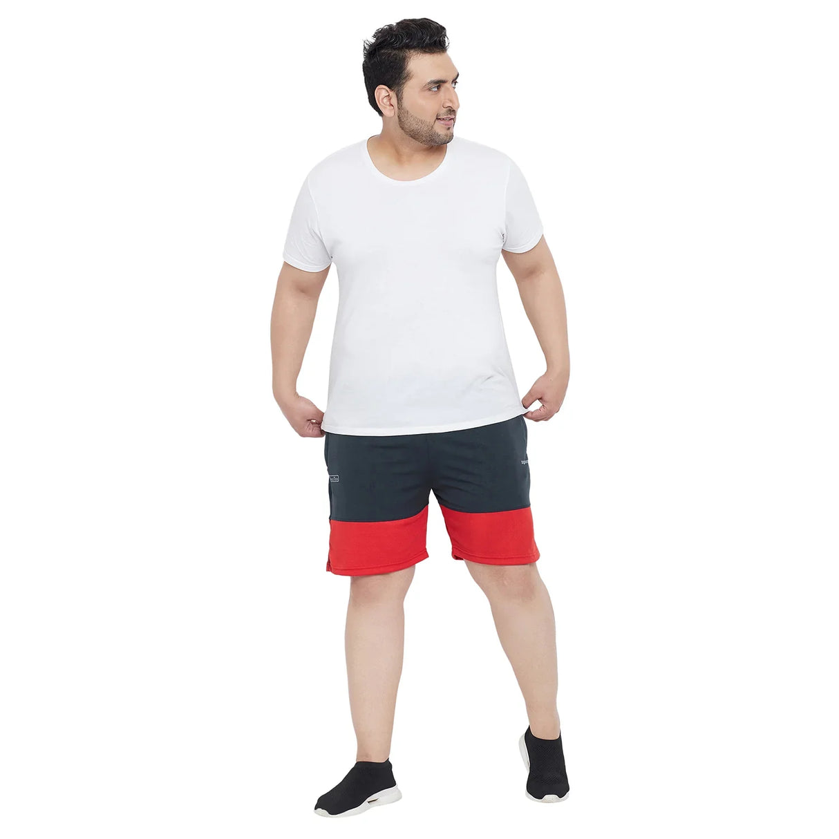 Men Plus Size Sanford Solid Shorts - bigbanana