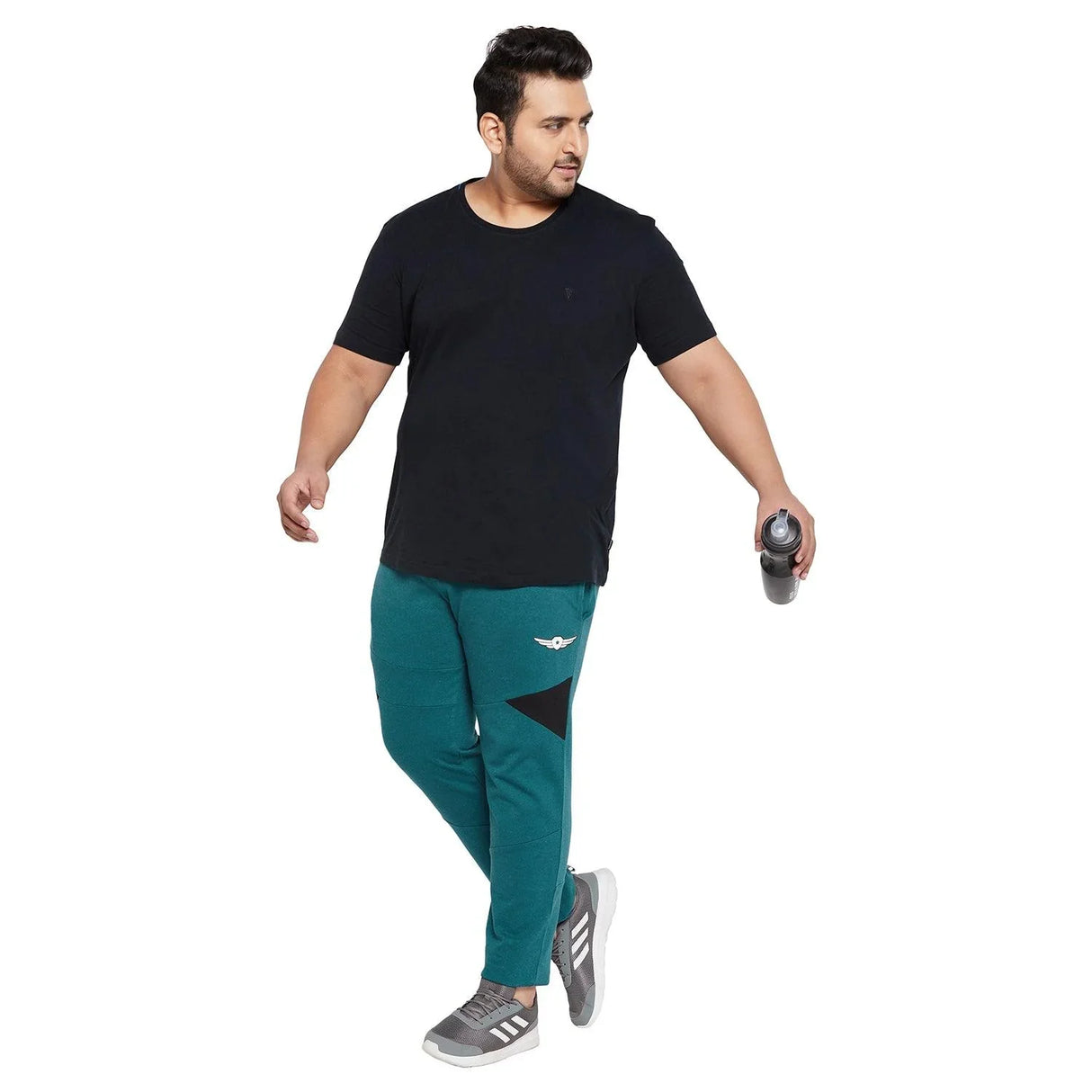Men Plus Size Winzu Colorblock Trackpant - bigbanana