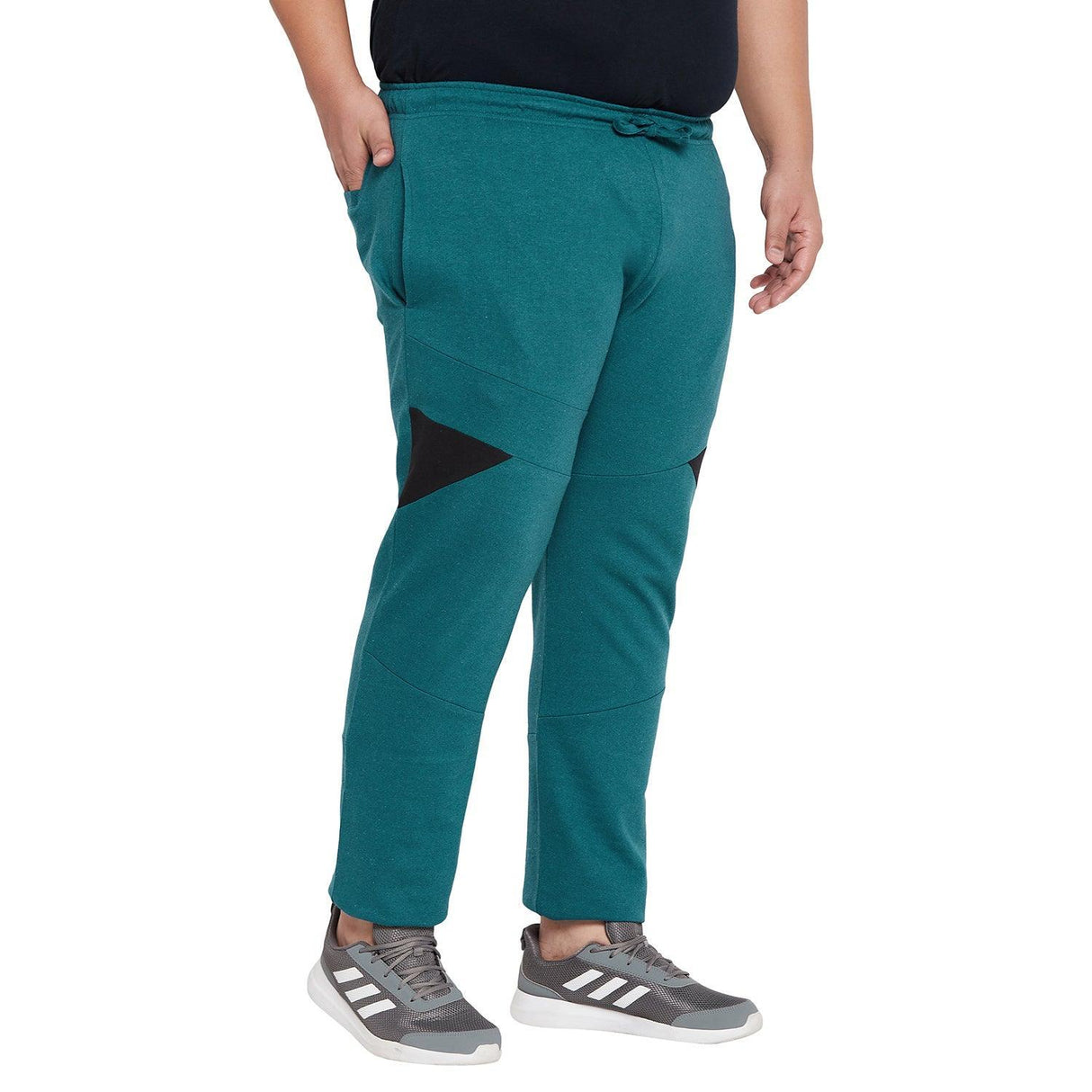 Men Plus Size Winzu Colorblock Trackpant - bigbanana