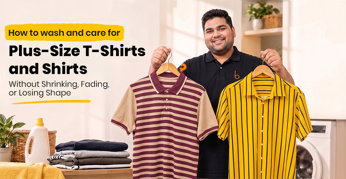 How to Wash & Care for Plus Size T-Shirts and Shirts Without Shrinking, Fading or Losing Shape