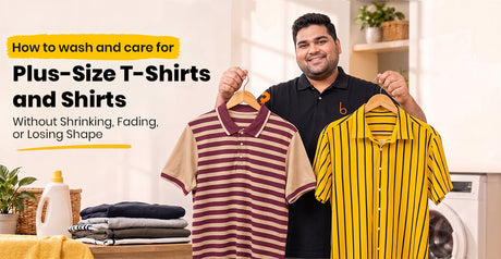 How to Wash & Care for Plus Size T-Shirts and Shirts Without Shrinking, Fading or Losing Shape