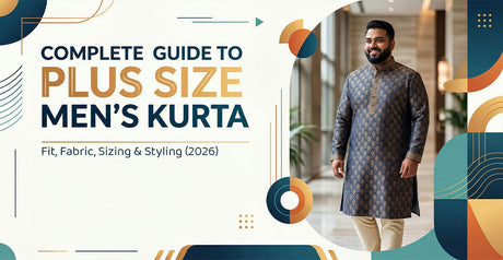 Complete Guide to Plus Size Men's Kurta: Fit, Fabric, Sizing & Styling (2026)