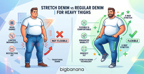 Stretch Denim vs Regular Denim for Heavy Thighs: What One Is Better? 
